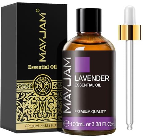 MAYJAM Lavendel Ätherisches Öl 100ML, Lavendelöl für Diffusor, Luftbefeuchter, DIY, Home,Wardrobes