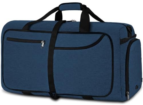NEWHEY Reisetasche Groß 120L Faltbare Reisetaschen Leichte Sporttasche für männer mit Schuhfach für Weekender Herren Damen Duffel Taschen