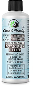 Professional Acrylic Nail Brush Cleaner Powerful Liquid Cleaner for Acrylic Nail Brushes From Acrylic Powder