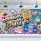 Zurück in die 90er Jahre Banner für Party Dekoration - Disco Hintergrund, Geburtstagsparty Foto Hintergrund, Bunte Wand Poster Deko (Farbe)