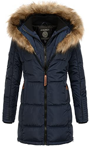 Geographical Norway Damen Winterjacke Parka Jacke Fellkapuze Kapuzenjacke Cora IMS Production S M L XL XXL