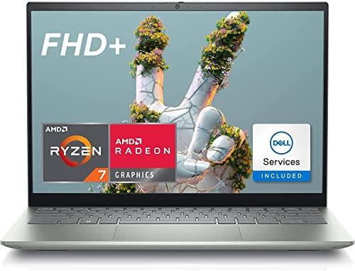 Dell 2023 Newest Inspiron 14 Laptop, 14 FHD(1920 x 1200) Display, AMD Ryzen 7 5825U Processor(8-core), 32GB RAM, 1TB SSD, AMD Radeon Graphics, Wi-Fi 6, Bluetooth, Window 11 Pro, Pebble Green