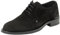 Tommy Hilfiger Calzado de Ante para Hombre Derby Zapato, Negro (Black), 44