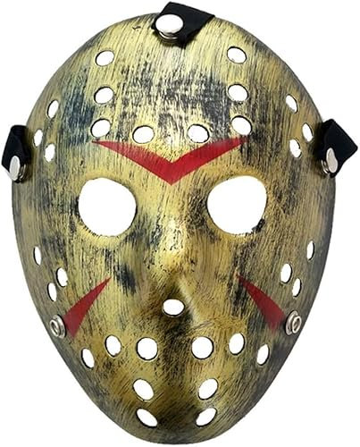 Fartoni Maske Terror oder Angst Freitag Halloween. Maske Terror oder Angst Hockey. Maske oder Maske für Halloween. Halloween-Kostümzubehör.