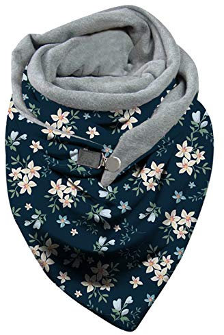 IQYU Haarfarben Entferner Tücher Schal Schal Schal Drucken Mode Frauen Mehrzweckschal Schal Jungen Winter 6 Jahre (A, One Size)