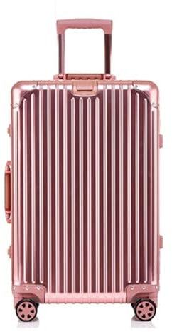 PBENO Handgepäck Koffer Ganzaluminium-Magnesiumlegierungs-Trolleykoffer, Aluminiumlegierungs-Koffer, Metallkoffer, tragbarer Koffer, Reisekoffer Reisekoffer (Color : E, Size : 24inch)