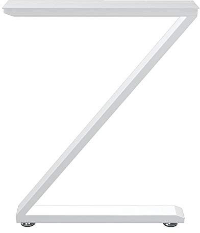 ASHILD Tischbeine, Metall-Esstischbein, Ersatzmöbelfüße, Z-Form, für Küche, Frühstücksbar, Arbeitsplatten-Stützfuß, 45/55/65/75 cm