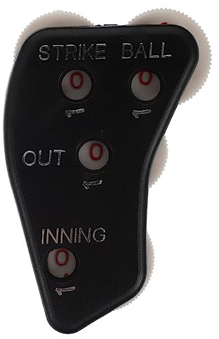 Supvox Baseball Schiedsrichter Clicker Aus Verschleißfestem Kunststoff Tragbarer Baseball Zähler Kompakter Handheld Score Counter Für Outdoor Baseballspiele