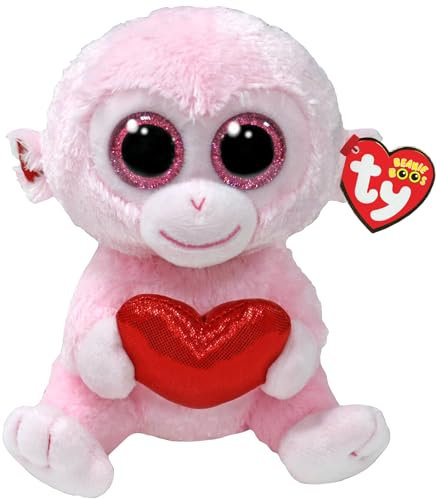 Ty Beanie Boo's Valentine Gigi Monkey 15cm
