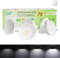 GY GU10 Led Dimmbar Kaltweiss Lampe, GU10 4.9W 790 Lumen 6500K Kaltweiß Glühbirnen,75W Halogenlampe ersetzt,Abstrahlwinkel 120° Leuchtmittel,Dimmbar, Energiesparlampe,5 Stück