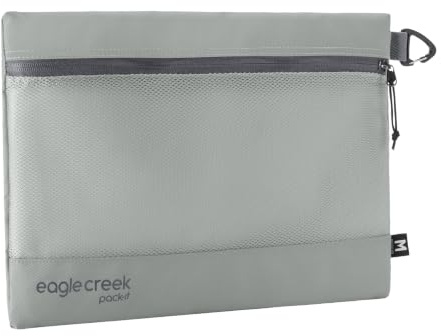 Eagle Creek Pack It Reveal Sack – Kompakter Aufbewahrungsbeutel für Elektronik & kleines Zubehör – Schnellbefestigungshaken – Netzstoff-Konstruktion – Reisetasche mit Reißverschluss – schnell
