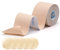 OK TAPE Nastro Adesivo Seno Boob Tapes Reggiseno Nastro Adesivo per Vestiti Nastro con 5 Paia di Copricapezzoli Set Nastro Invisibile per Abbigliamento,5cm x 5m,Rosa