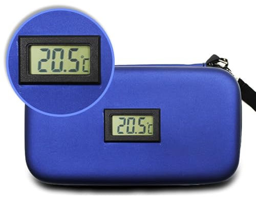 -Kühler-Reiseetui – Isolierte Kühltasche Für Diabetiker Zum Organisieren Von Medikamenten | Kühltasche Mit LCD-Digitalanzeige Und -Temperaturüberwachung | Organizer-Tasche Für Unterwegs