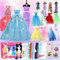Audasi 800+ Stücke Modedesign Mädchen Bastelset, Kreativität DIY Kunst Bastelset für Kinder mit 5 Mannequins, Lernspielzeug mit Nähsets Design Sketchbook Stoffschere Weihnachten Geschenke Kinder