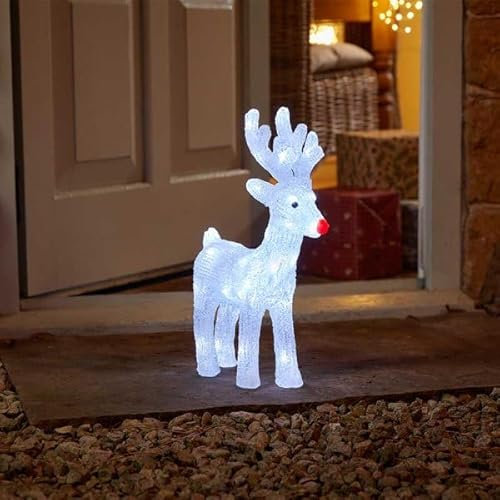 Marco Paul Hirsch Rentier Weihnachtsbeleuchtung Neuheit LED leuchten wetterfest langlebig LED leuchten Gartendekorationen Innen und Außen Weihnachten Outdoor Dekorationen Ayryl