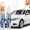 AstraVox Lot De 2 Efface Rayure Voiture, 20 ml Stylo Anti Rayure Voiture, 2-In-1 Stylo Rayure Voiture, Stylo Peinture Voiture Pour Une Réparation Efficace Des Rayures De Voiture Et De Vélo (Blanc)