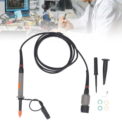 500Mhz Oscilloscope Test Lead, Universal Oscilloscope Passive High Impedance Multimeter Probe Kit, Interchangeable High Sensitivity Probe With BNC Connector T6500
