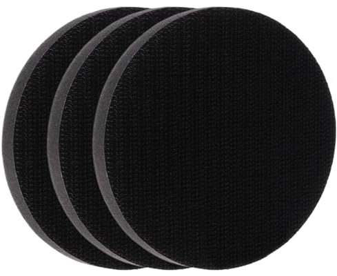Orbital Sander Foam Pad, Orbital Sander Pads, 3Pcs 5 inch Self-Adhesive Orbital Sander Foam Pad, Protective Orbital Sander Replacement Pad, Interface Sanding Pads for Orbital Sander