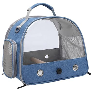 Reisevogel-Rucksack – kompakte Vogelträger, belüfteter Haustierkäfig | Small Pet Travel Cage, Transporttasche, tragbarer Vogeltransport, Lapfanlage