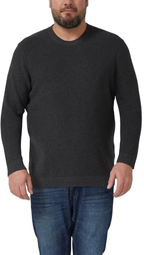 s.Oliver Strickpullover mit Crew Neck und Strukturmuster