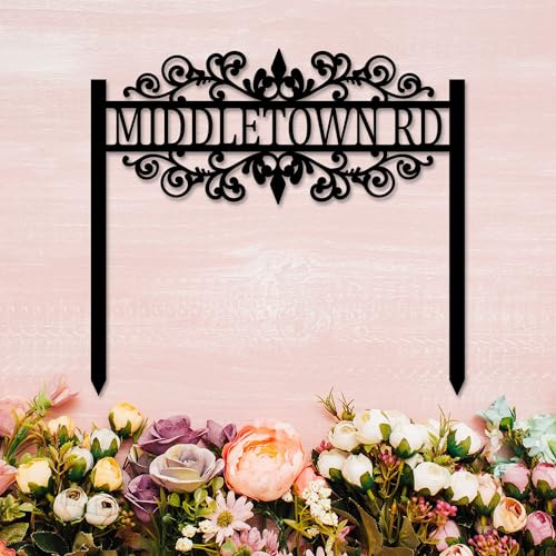 Garden Signs Personalized Metal Name Signs for Outdoor Personalized Garden Décor - Anniversary Wedding Gift