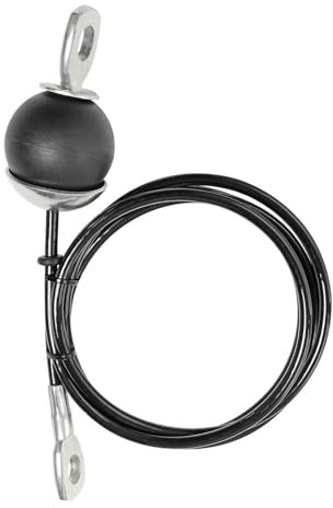 HGZLQKD Fitness Pulley Cable Replacement 6mm Workout for Home Gym Portable Heavy Duty Equipment Lightweight Pulley System Cable, 3m