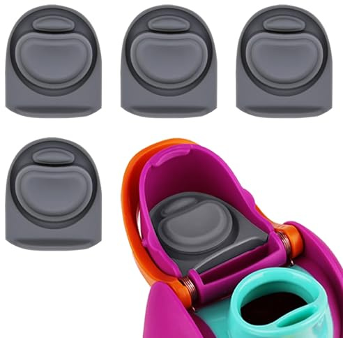 BMSQOFD 4pcs Replacement Stopper Seal Compatible with Owala FreeSip 24oz 32oz,Water Bottle Lid Insert Cap Silicone Seal Parts for Owala 16/19/24/32/40oz Spout Gasket Mouth piece Accessories LS1
