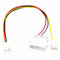 AABCOOLING Cooling AAB C9 - Cable de alimentación Molex para ventilador de carcasa de 3 pines