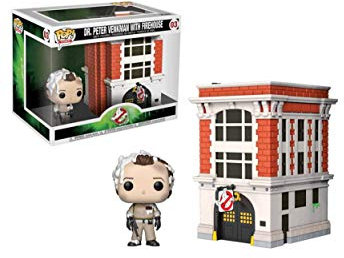 Funko Pop! Town: Ghostbusters-Dr. Peter Venkman with House - Vinyl-Sammelfigur - Geschenkidee - Offizielle Handelswaren - Spielzeug Für Kinder und Erwachsene - Movies Fans - Modellfigur Für Sammler