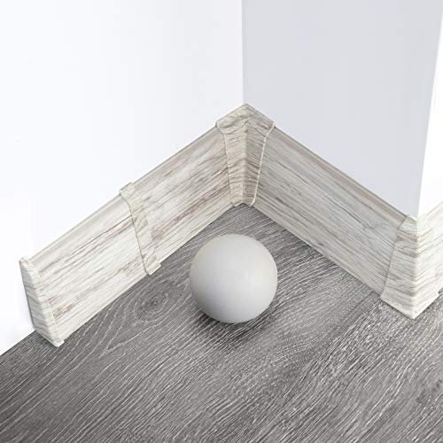 [DQ-PP] Battiscopa da 30 metri, 70 mm, in PVC Fresco laminato, battiscopa in plastica PVC