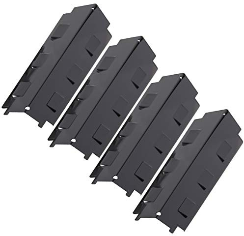 Charbroil Porcelain Heat Tents for Convective Gas Grills – 4‑Pack Heat Shields, 14.64 L x 4.33 W x 1.42 H – Even Heat & Burner Protection