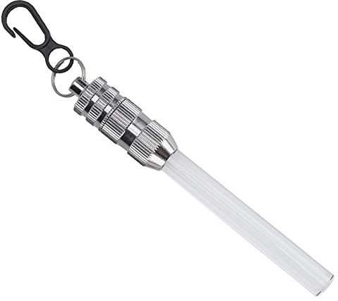 Tauchlampe, Kunststoff-Tauchlampe mit Knopfbatterie-Signal-Warnung Leuchtstab Tauchen Taschenlampe Lampe Tauchergeschenk(Gr¨¹n Immer hell) Diving