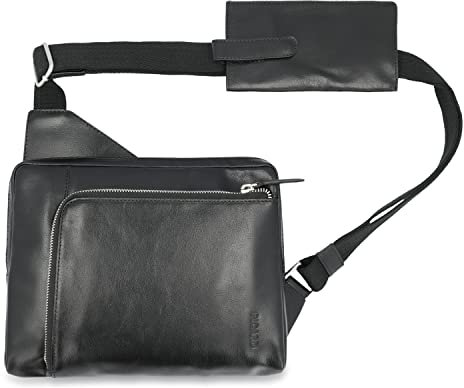 Picard Herren Cross-body Umhängetasche BUDDY aus Echtleder Klein | mit Reißverschluss | Cross-Body Umhängetasche | Alltag