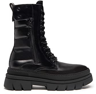 Nero Giardini I206065D Anfibi Donna in Pelle - Nero 39