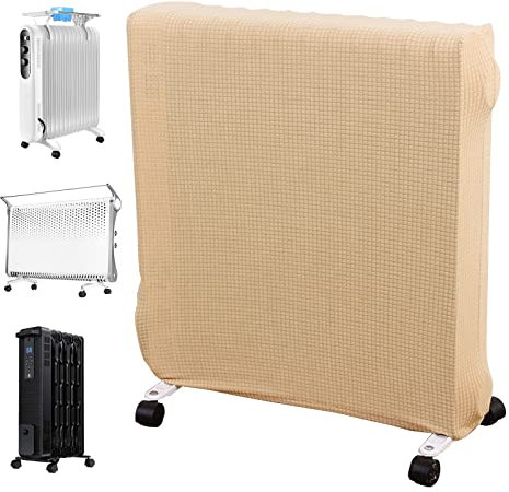 Ölradiator Schutzhülle, Schutzhülle für Haushalt Elektroheizung, Konvektor Heizung Abdeckung, Staubdicht und Feuchtigkeits Staubschutzhaube, Hohe Elastizität Stoff, Passend für Verschiedene Heizungen