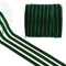 CRAFFANCY 45.7m*1cm Dunkelgrünes Samtband, einseitiges Samtband, Vintage, Seidenweiches Band für Hochzeit, Blumenstrauß, Weihnachtsdekoration