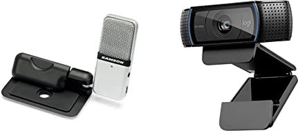Samson Go Mic Clip-On USB Mikrofon f1/4r Laptop Computer & Logitech C920 HD PRO Webcam, Full-HD 1080p, 78° Sichtfeld, Autofokus, Klarer Stereo-Sound, Belichtungskorrektur, USB-Anschluss - Schwarz