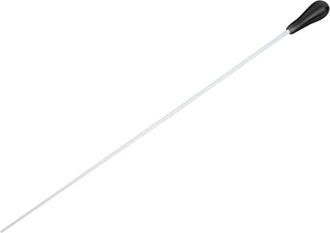 Ledande Stafettpinnen - Förstklassigt glasfiber- och Hartsmaterial, Bekvämt Päronformat Handtag, Bra Balans, Perfekt för Musiker (Svart)