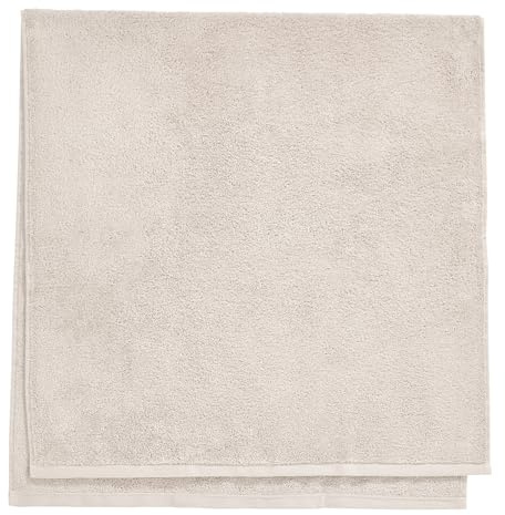 BUTLERS Duschtuch Baumwolle - Fabulous - Saugstark | Farbe Beige - 70x140 cm - Frottiertuch für Wellness & Sport - Badelaken zum Abtrocknen - Frottee