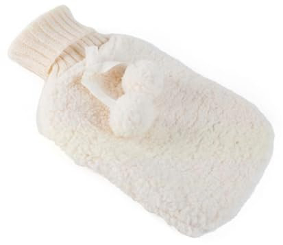 Teddy Hot Water Bottle Cream