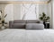MKS MEBLE Ecksofa Cord, Sofa Cord L-Form, Wohnlandschaft L-Form, Modern Design Couch, Sofagarnitur, Couchgarnitur, Polsterecke - Pasadena - Grau Cord - rechts Seite