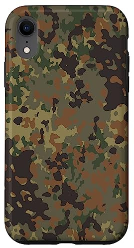 Flecktarn Camo - Deutsche Tarnung Hülle für iPhone XR
