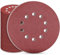 STEBRUAM 30 Pcs 225mm Sanding Discs Grit 5x60/80/120/180/240/400 MIX 10 hole in red for drywall sander random orbital sander sanding giraffe