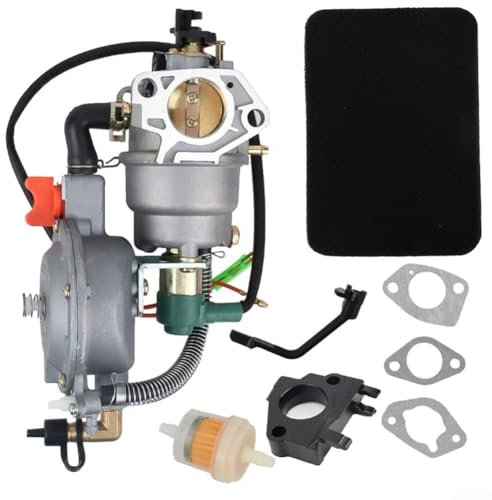 Carburatore GPL NG Dual Fuel Kit Carburatore Conversione GPL/NG per Generatori da 4,5 KW a 10 KW per Generatori Predator 8250 8750 9000