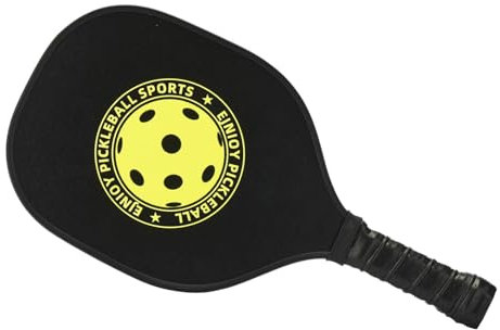 Generisch -Pádel,Pala,-Equipamiento - Raqueta portátil antideslizante con mango acolchado cómodo, raqueta de pelota de madera para parques, playas