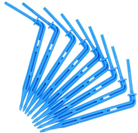 Gatuida 100piezas Sistema De Riego Automático por Goteo para Plantas Estacas Goteadoras Multi-Cabezal para Macetas Y Jardines Fácil Instalación Y Uso Práctico