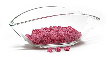 FlexiStore 100 Rosen - 15mm - Deko Rosen Röschen - Satinrosen | Pink