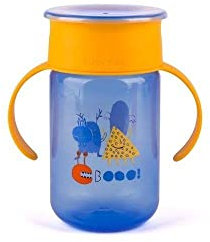 Suavinex Trainer Cup 360º Taza Entrenamiento Con Disco Antiderrame +12 meses, 340ml