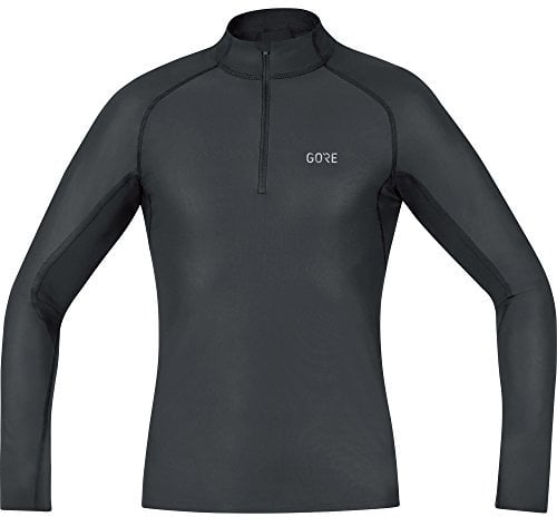 GORE WEAR Herren M Windstopper Baselayer Thermo Turtleneck Stehkragenshirt, Schwarz, S EU