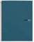 Miquelrius - Notizbuch A4 (210 x 297 mm), Notebook The Original Colours, 80 Blatt 90 g/m² und 1 Farbstreifen, Raster 5 mm, 4-Loch-Stanzung, Hardcover, Farbe Ozean